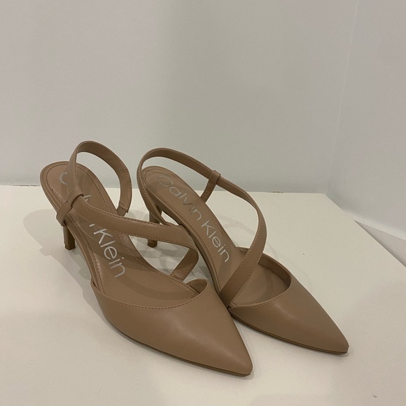 Calvin Klein heels Greer leather slingback - Picture 5 of 5